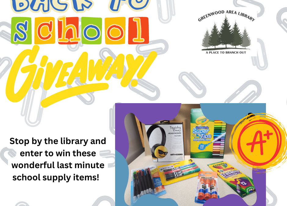 Back to School Giveaway