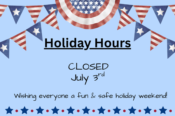 Holiday Hours